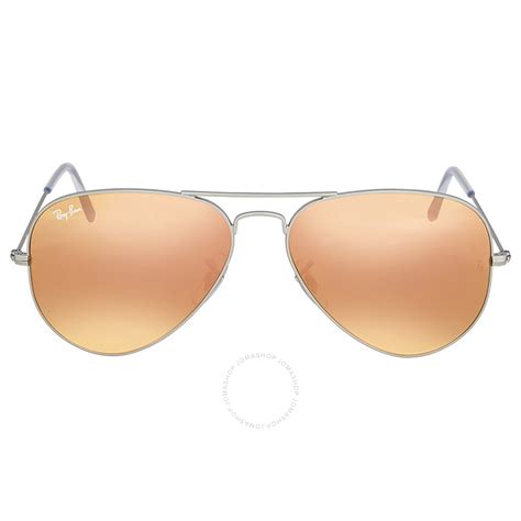 ray ban silver flash|ray ban copper flash aviator.